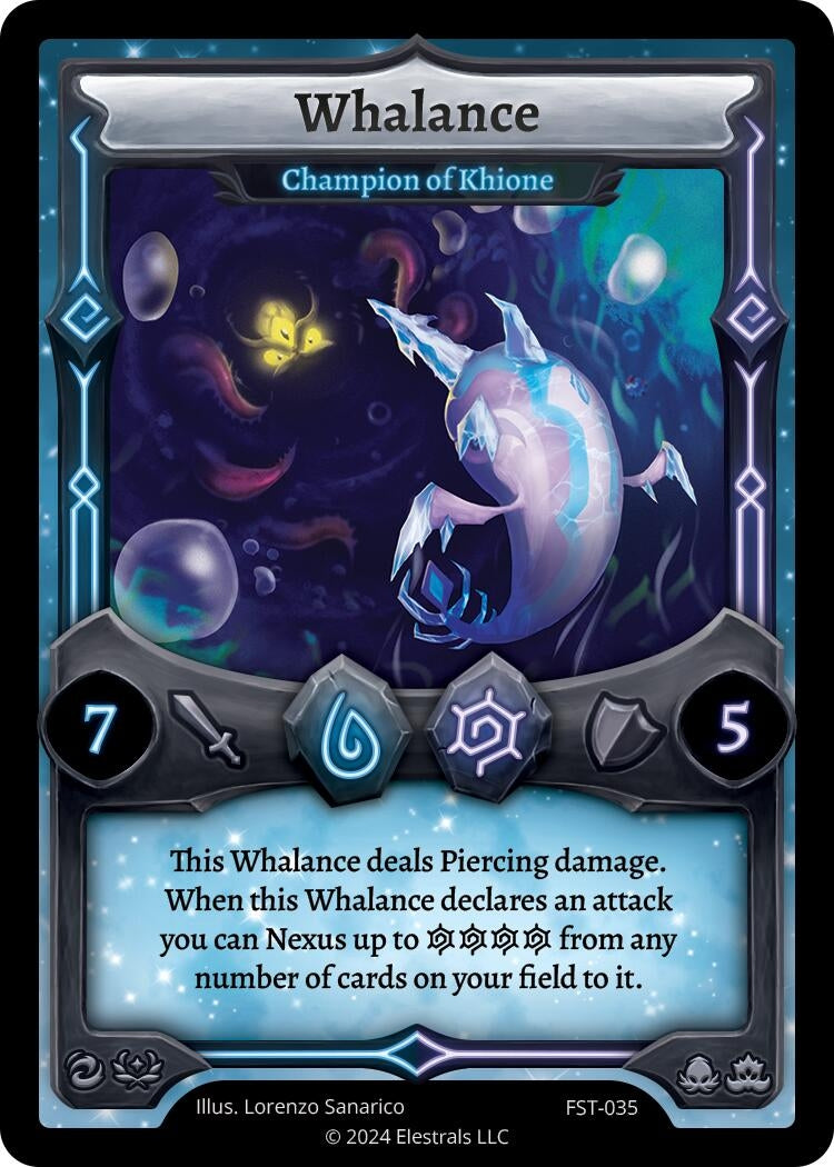 Image for Whalance - Champion of Khione (Divine Champions: Firestorm) (FST-035) - Elestrals