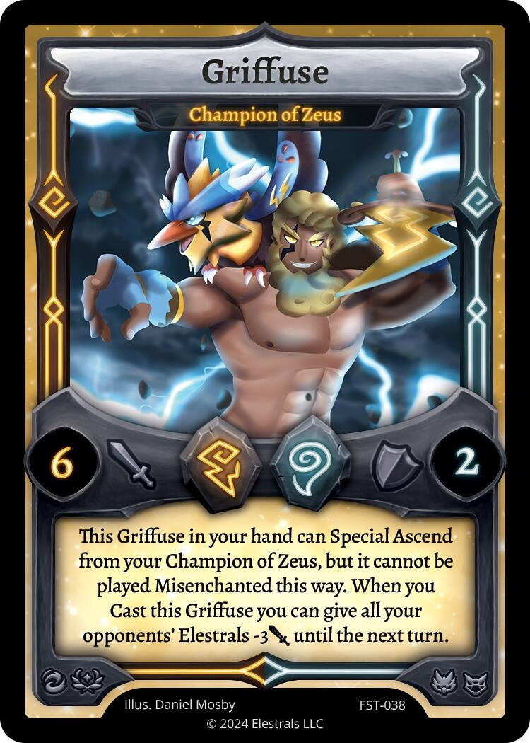 Image for Griffuse - Champion of Zeus (Divine Champions: Firestorm) (FST-038) - Elestrals