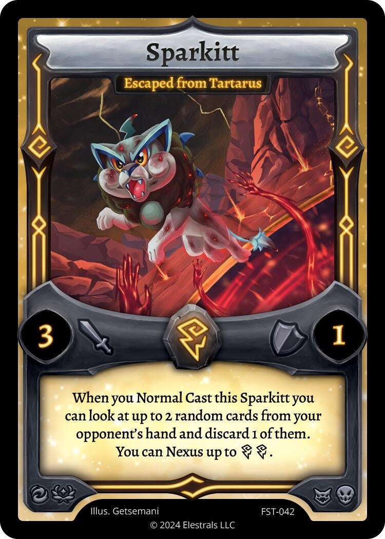 Image for Sparkitt - Escaped from Tartarus (Divine Champions: Firestorm) (FST-042) - Elestrals