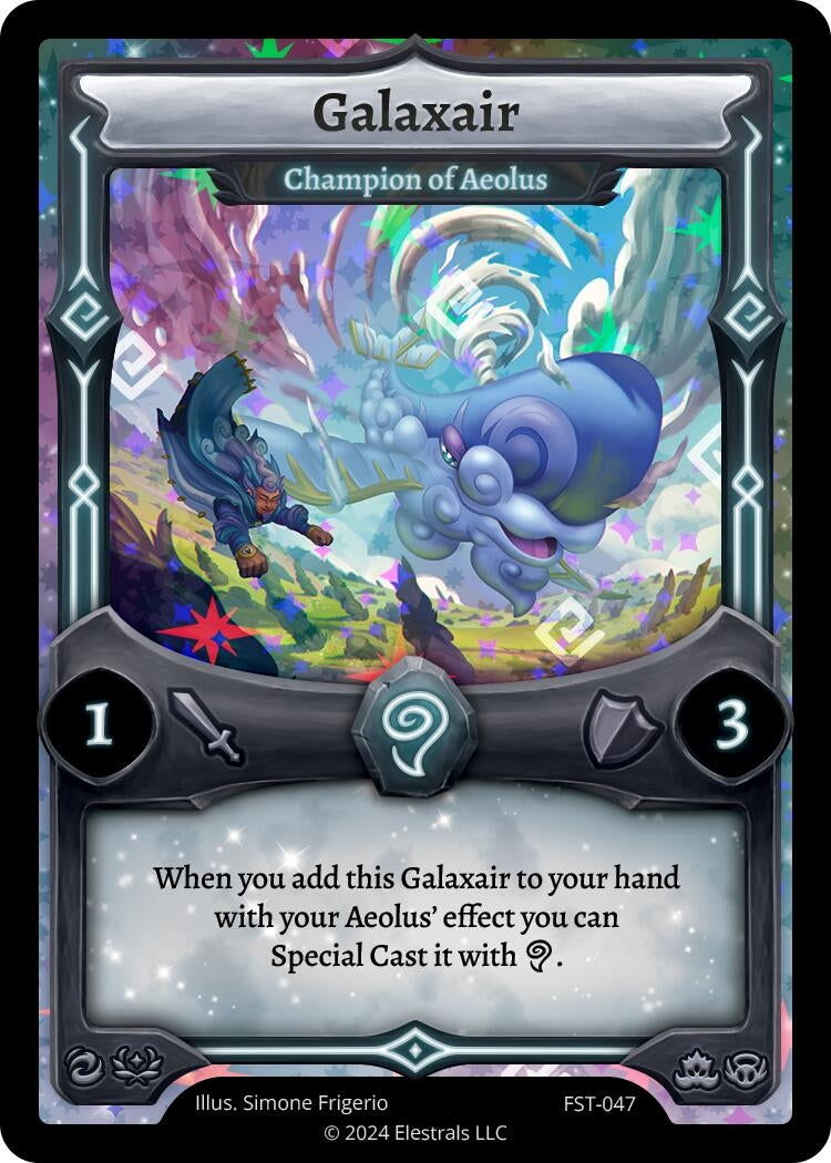 Image for Galaxair - Champion of Aeolus (Divine Champions: Firestorm) (FST-047) - Elestrals
