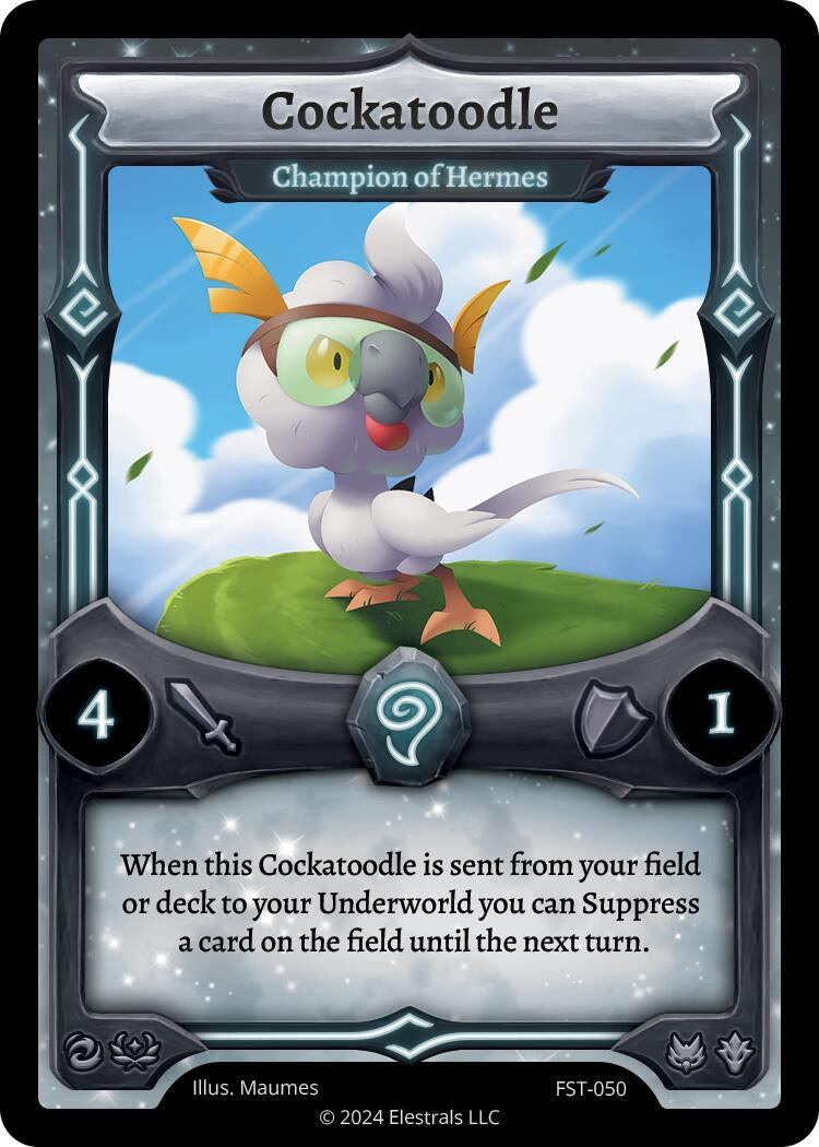Image for Cockatoodle - Champion of Hermes (Divine Champions: Firestorm) (FST-050) - Elestrals