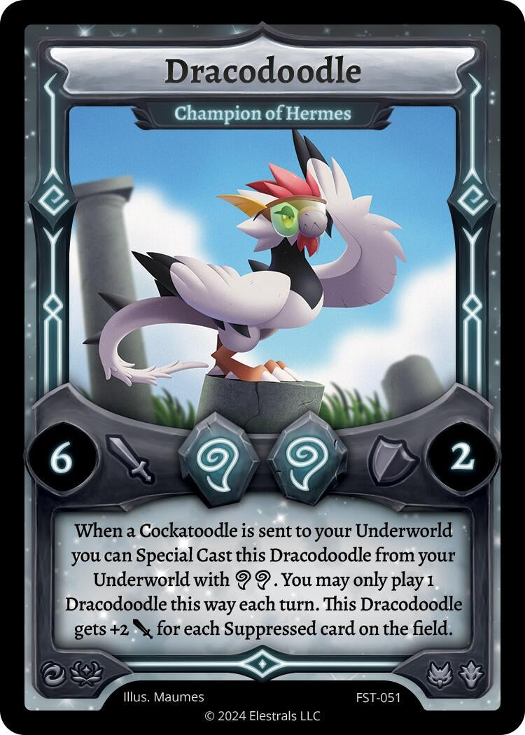 Image for Dracodoodle - Champion of Hermes (Divine Champions: Firestorm) (FST-051) - Elestrals