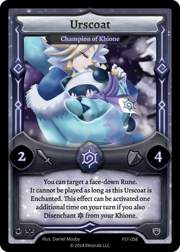 Image for Urscoat - Champion of Khione (Divine Champions: Firestorm) (FST-058) - Elestrals