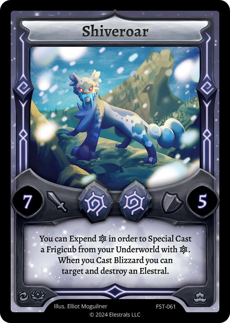 Image for Shiveroar (Divine Champions: Firestorm) (FST-061) - Elestrals