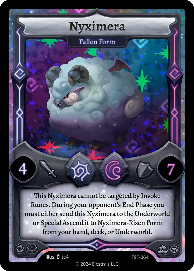 Image for Nyximera - Fallen Form (Divine Champions: Firestorm) (FST-064) - Elestrals