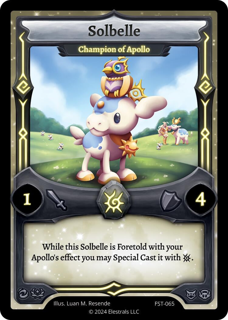 Image for Solbelle - Champion of Apollo (Divine Champions: Firestorm) (FST-065) - Elestrals