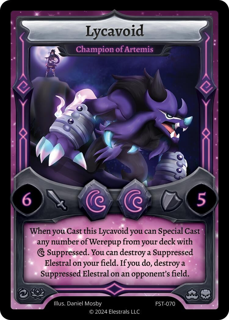 Image for Lycavoid - Champion of Artemis (Divine Champions: Firestorm) (FST-070) - Elestrals