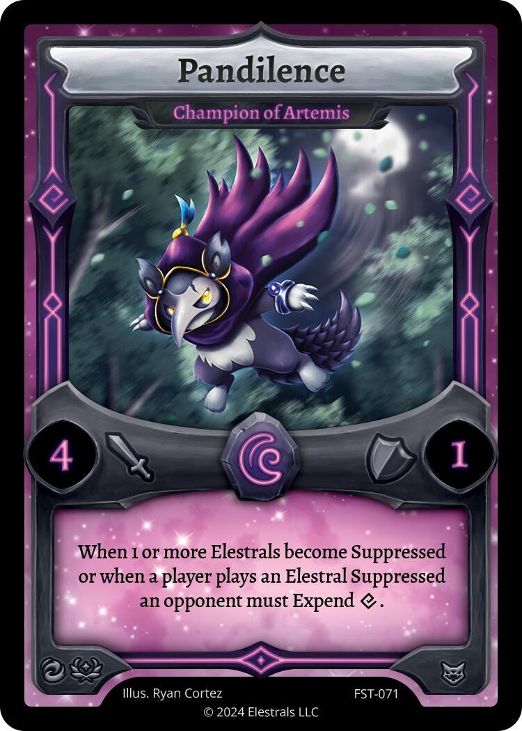 Image for Pandilence - Champion of Artemis (Divine Champions: Firestorm) (FST-071) - Elestrals