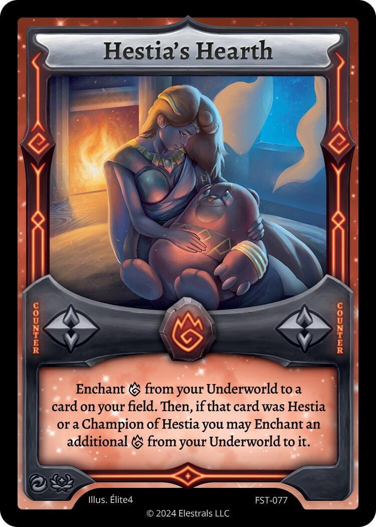 Image for Hestia's Hearth (Divine Champions: Firestorm) (FST-077) - Elestrals