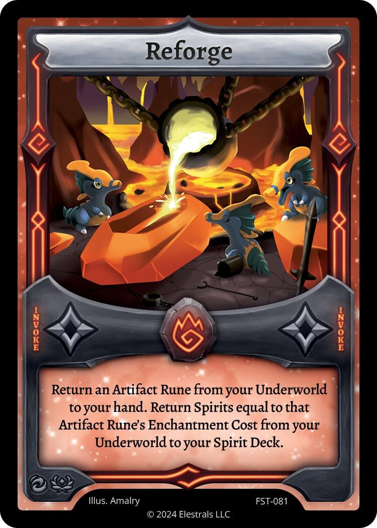 Image for Reforge (Divine Champions: Firestorm) (FST-081) - Elestrals