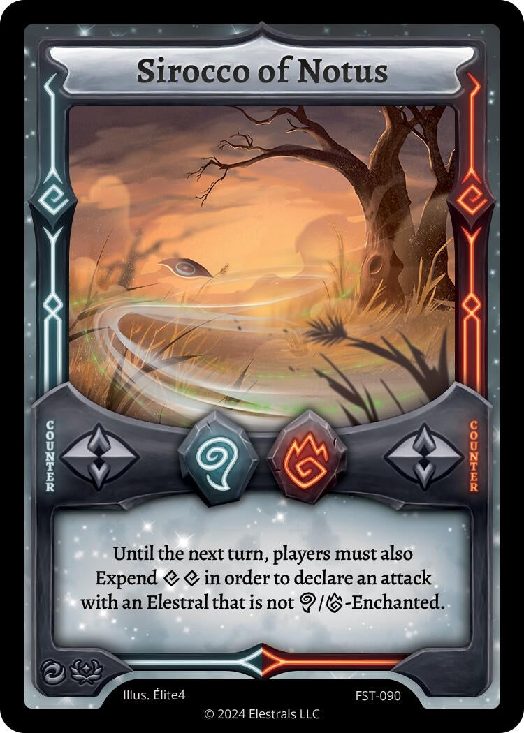 Image for Sirocco of Notus (Divine Champions: Firestorm) (FST-090) - Elestrals