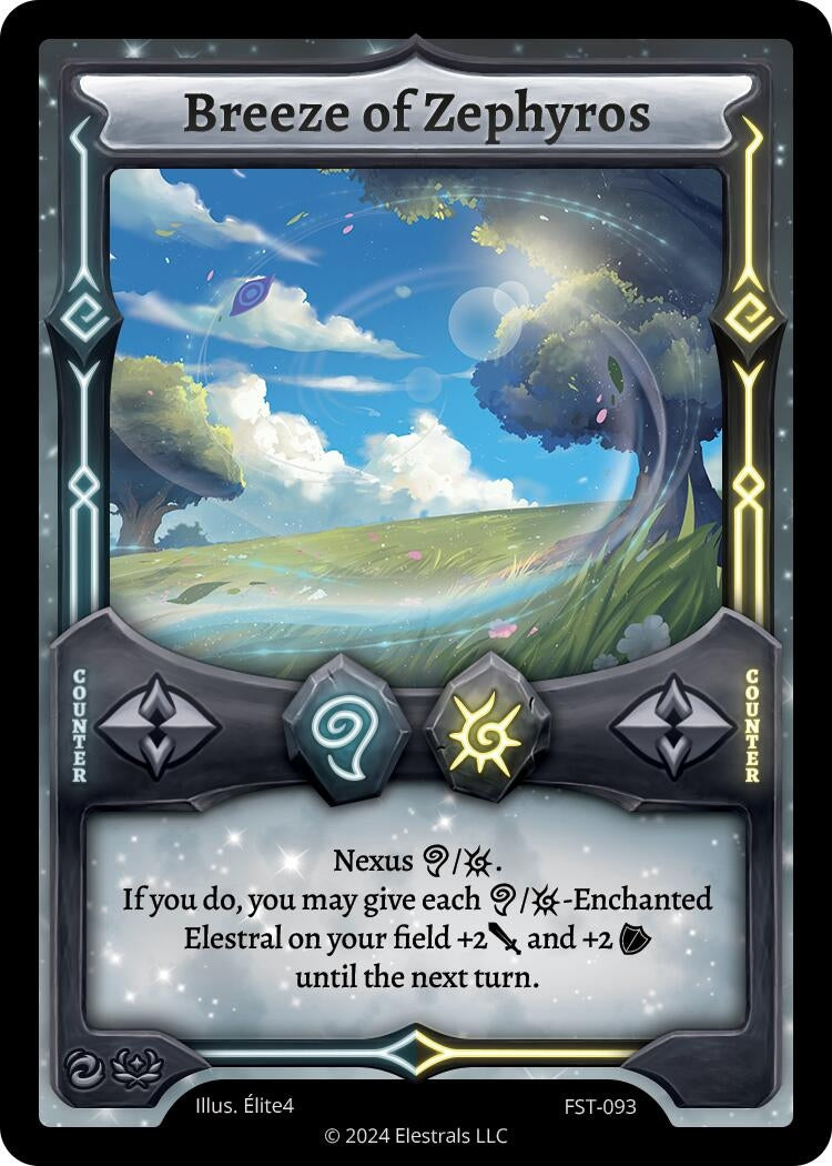 Image for Breeze of Zephyros (Divine Champions: Firestorm) (FST-093) - Elestrals