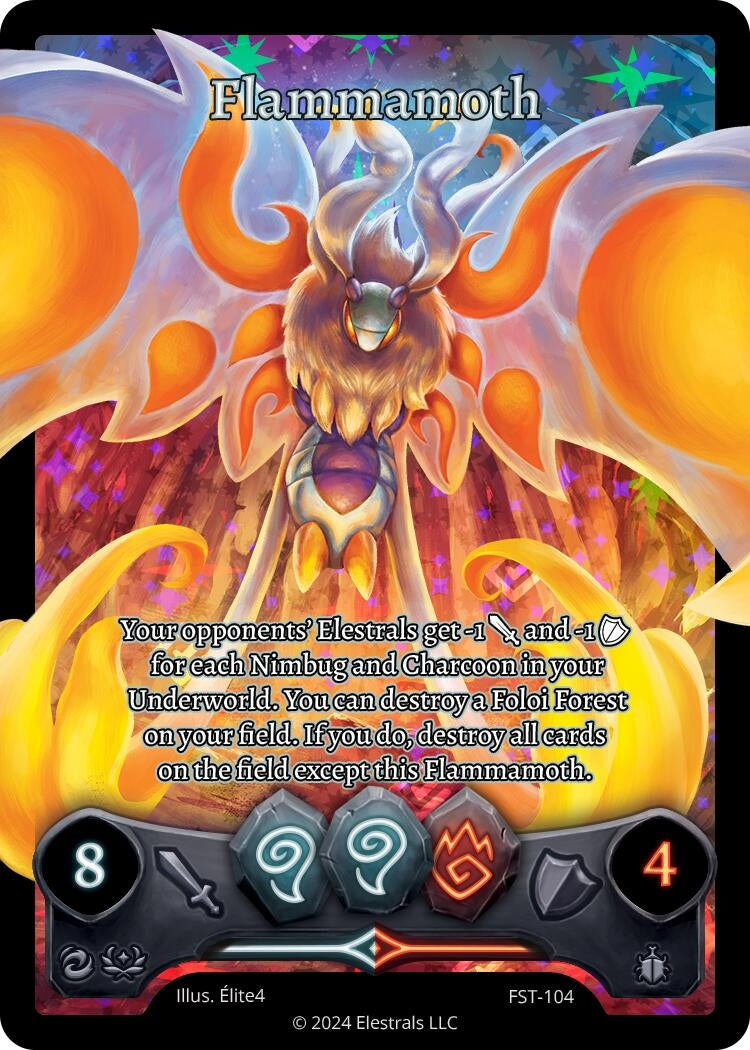 Image for Flammamoth (Full Art) (Divine Champions: Firestorm) (FST-104) - Elestrals