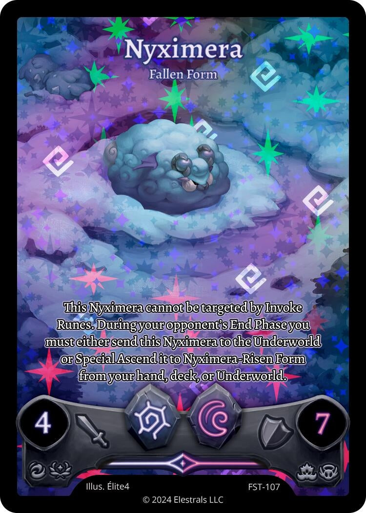 Image for Nyximera - Fallen Form (Full Art) (Divine Champions: Firestorm) (FST-107) - Elestrals