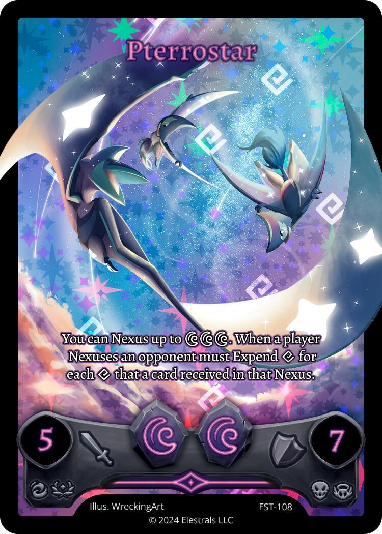 Image for Pterrostar (Full Art) (Divine Champions: Firestorm) (FST-108) - Elestrals