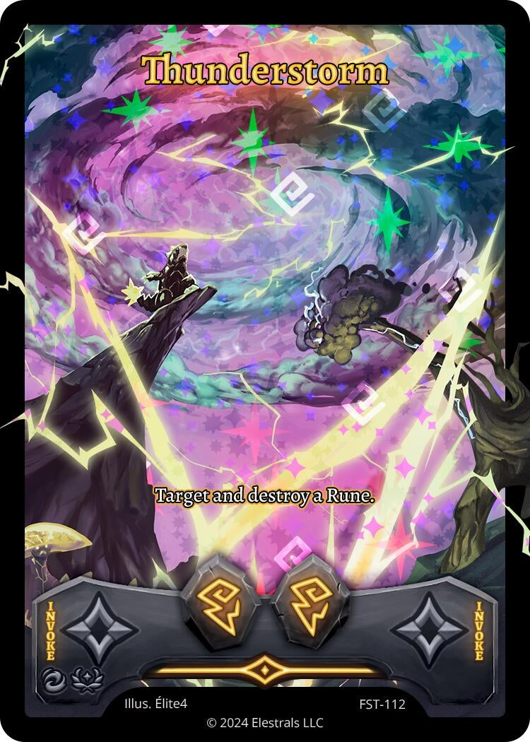Image for Thunderstorm (Full Art) (Divine Champions: Firestorm) (FST-112) - Elestrals