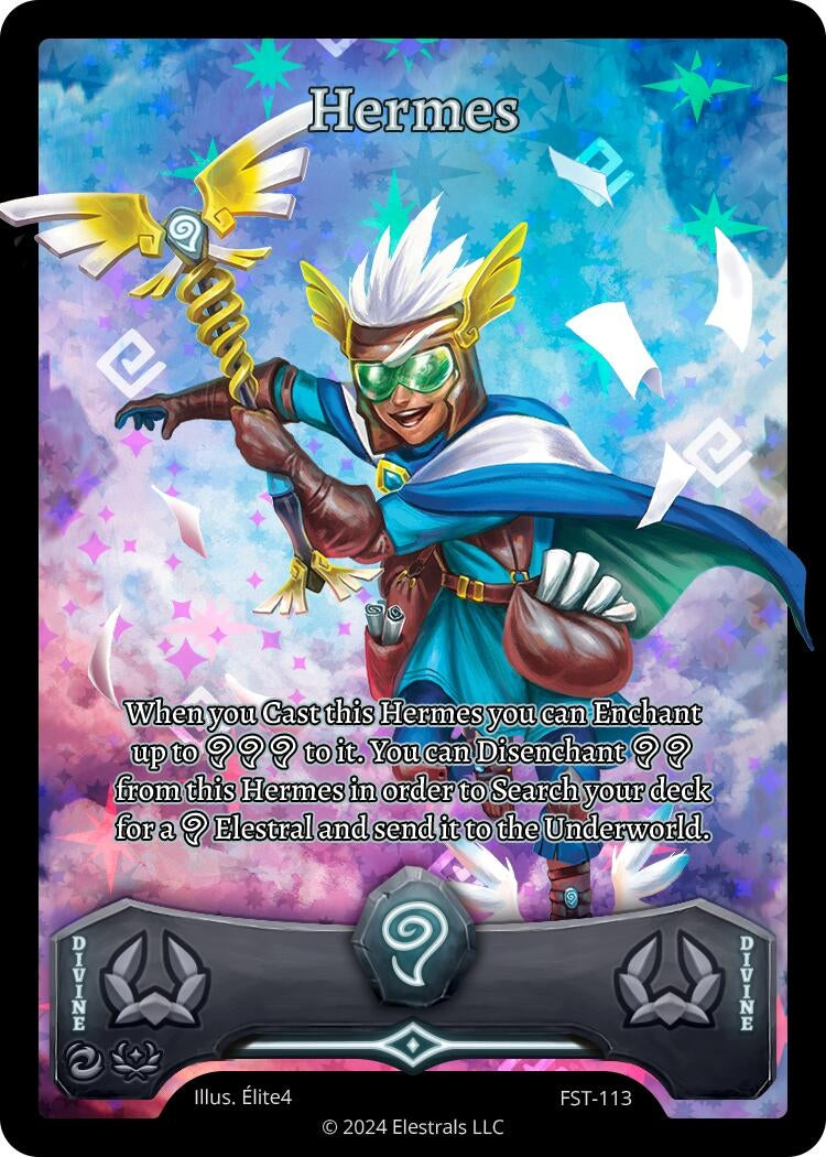 Image for Hermes (Full Art) (Divine Champions: Firestorm) (FST-113) - Elestrals