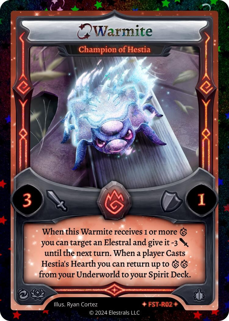 Image for Warmite - Champion of Hestia (Stellar) (Divine Champions: Firestorm) (FST-R02) - Elestrals