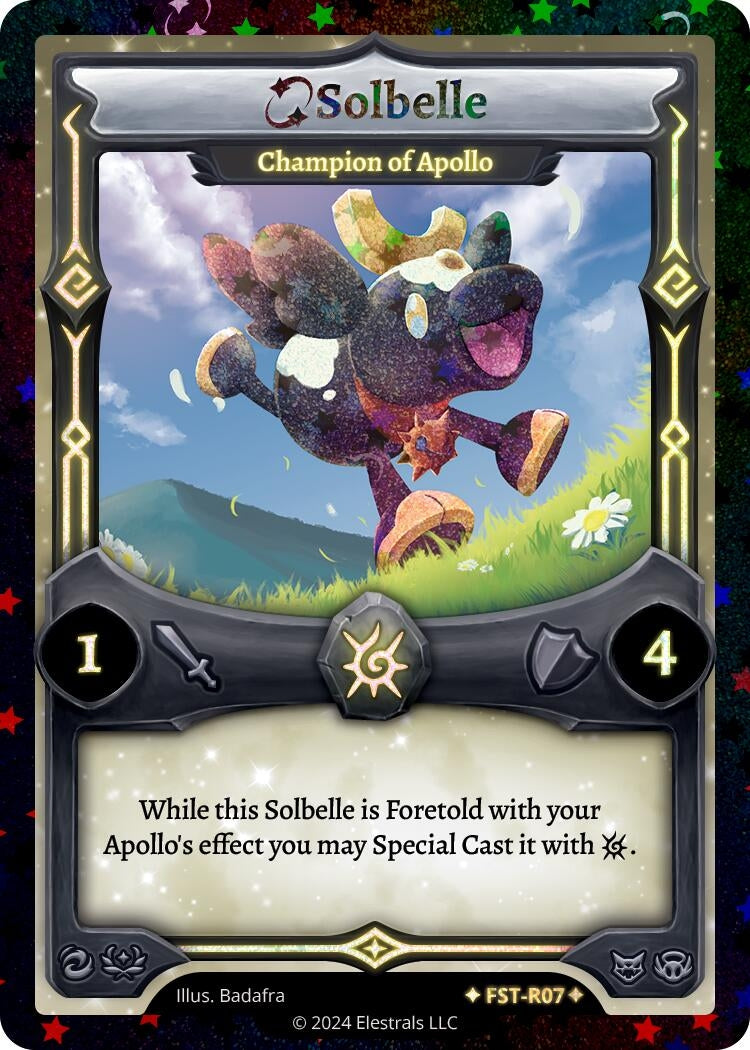 Image for Solbelle - Champion of Apollo (Stellar) (Divine Champions: Firestorm) (FST-R07) - Elestrals
