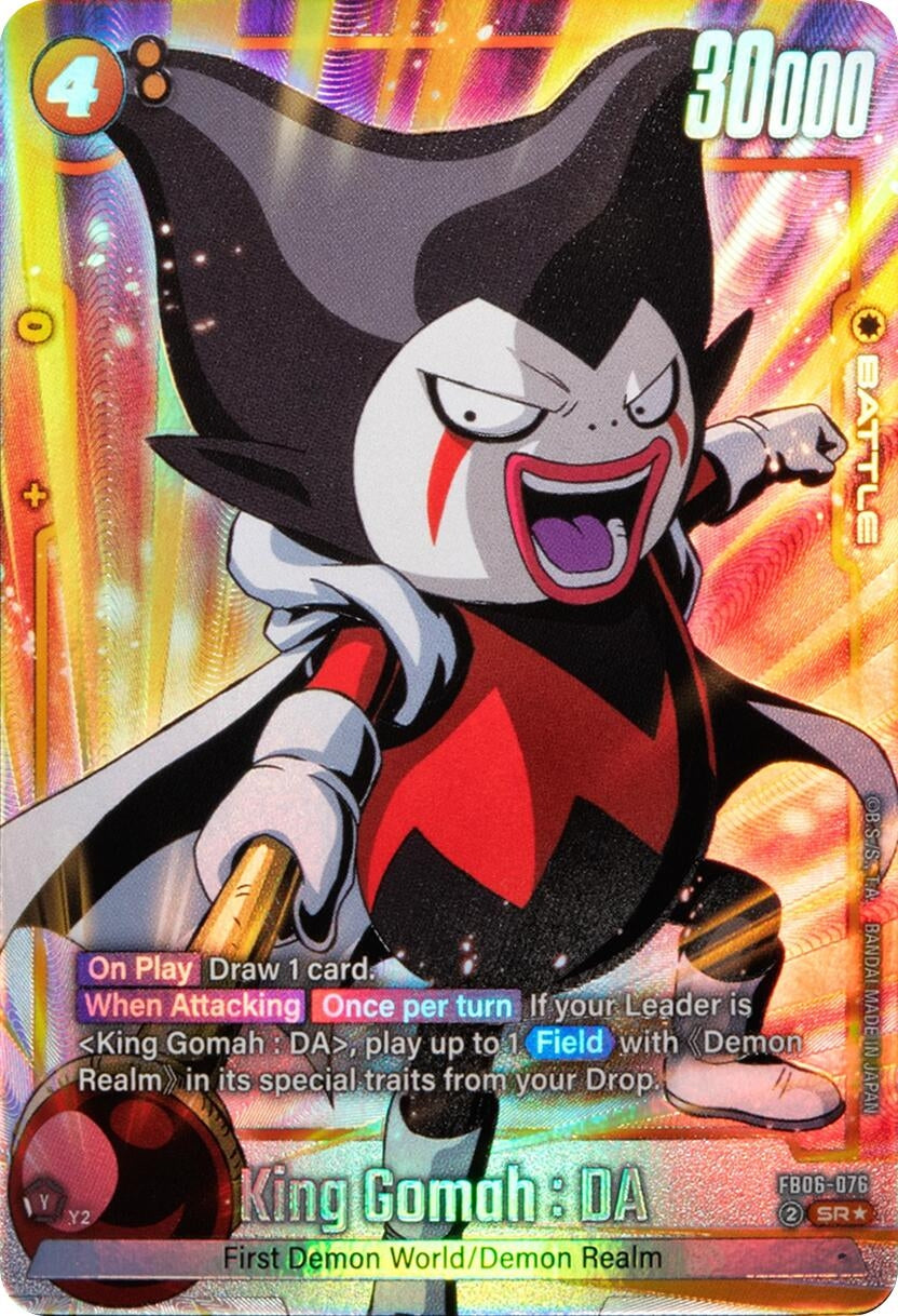 Image for King Gomah : DA - FB06-076 (Alternate Art) (Rivals Clash) (FB06-076) - Dragon Ball Super: Fusion World