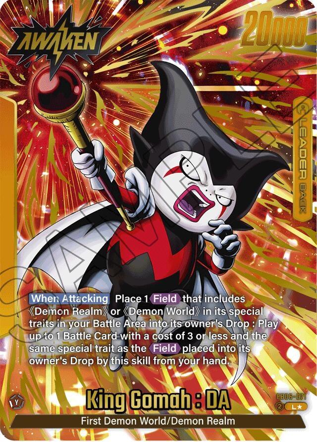 Image for King Gomah : DA - FB06-071 (Alternate Art) (Rivals Clash) (FB06-071) - Dragon Ball Super: Fusion World