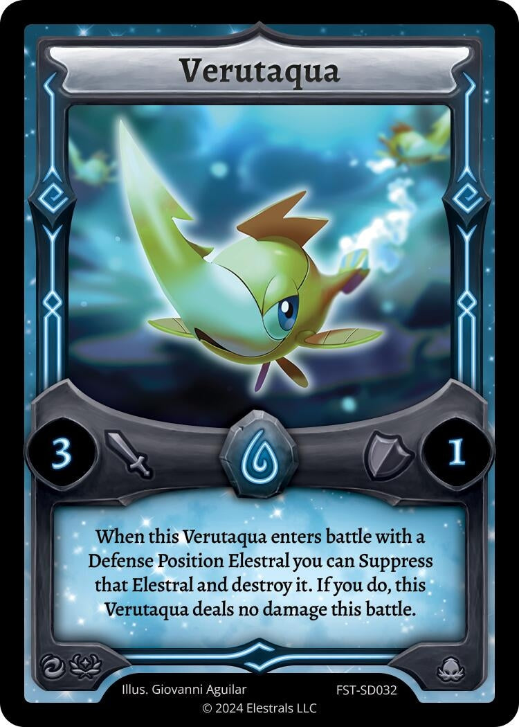 Image for Verutaqua (Divine Champions: Firestorm Starter Decks) (FST-SD032) - Elestrals