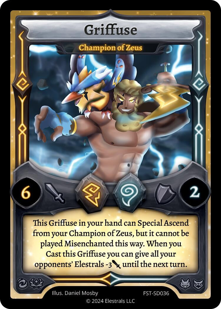 Image for Griffuse - Champion of Zeus (Divine Champions: Firestorm Starter Decks) (FST-SD036) - Elestrals