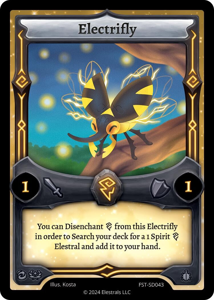 Image for Electrifly (Divine Champions: Firestorm Starter Decks) (FST-SD043) - Elestrals
