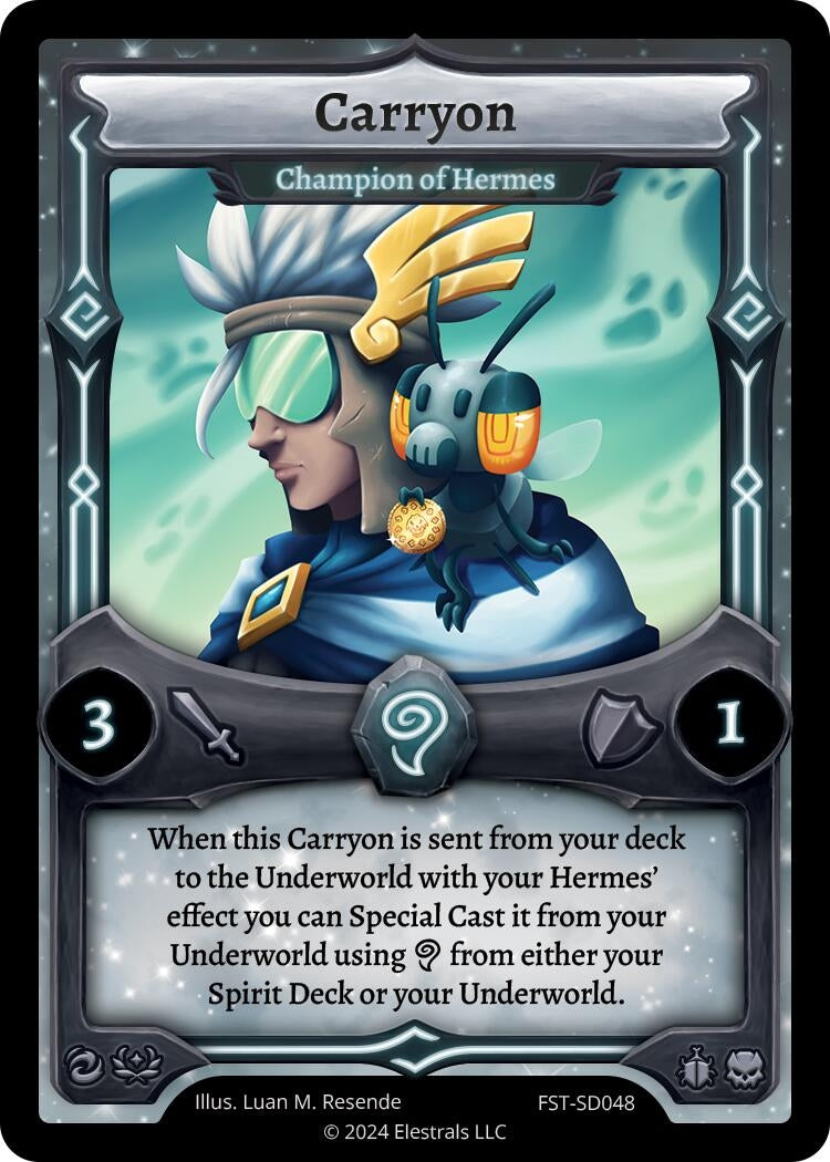 Image for Carryon - Champion of Hermes (Divine Champions: Firestorm Starter Decks) (FST-SD048) - Elestrals