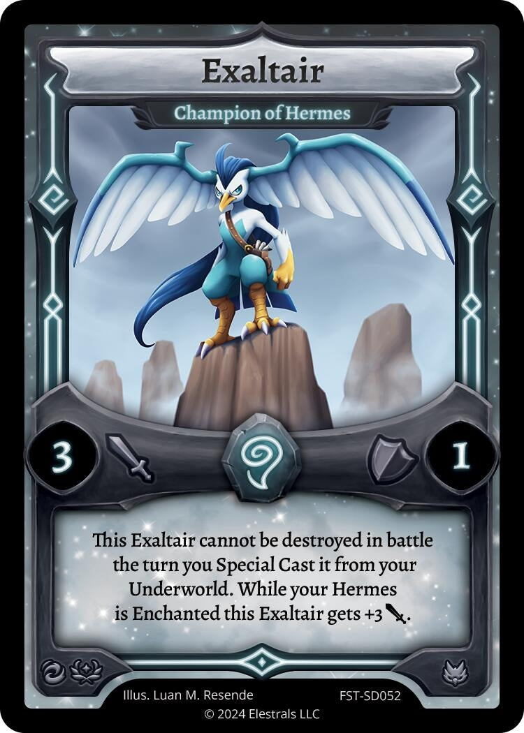 Image for Exaltair - Champion of Hermes (Divine Champions: Firestorm Starter Decks) (FST-SD052) - Elestrals