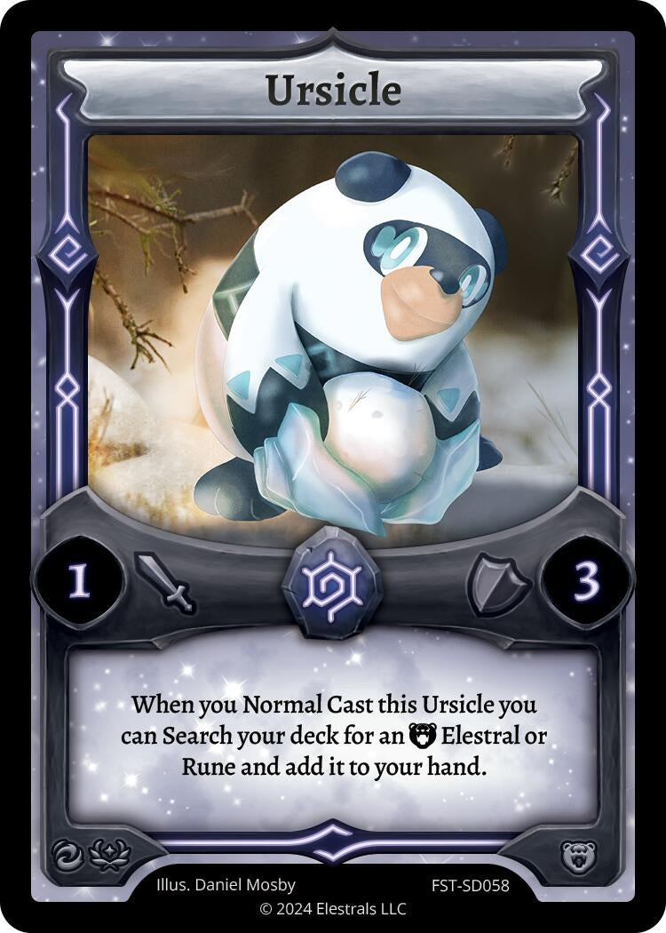 Image for Ursicle (Divine Champions: Firestorm Starter Decks) (FST-SD058) - Elestrals