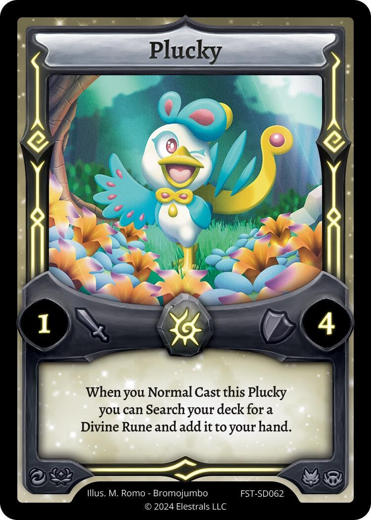 Image for Plucky (Divine Champions: Firestorm Starter Decks) (FST-SD062) - Elestrals