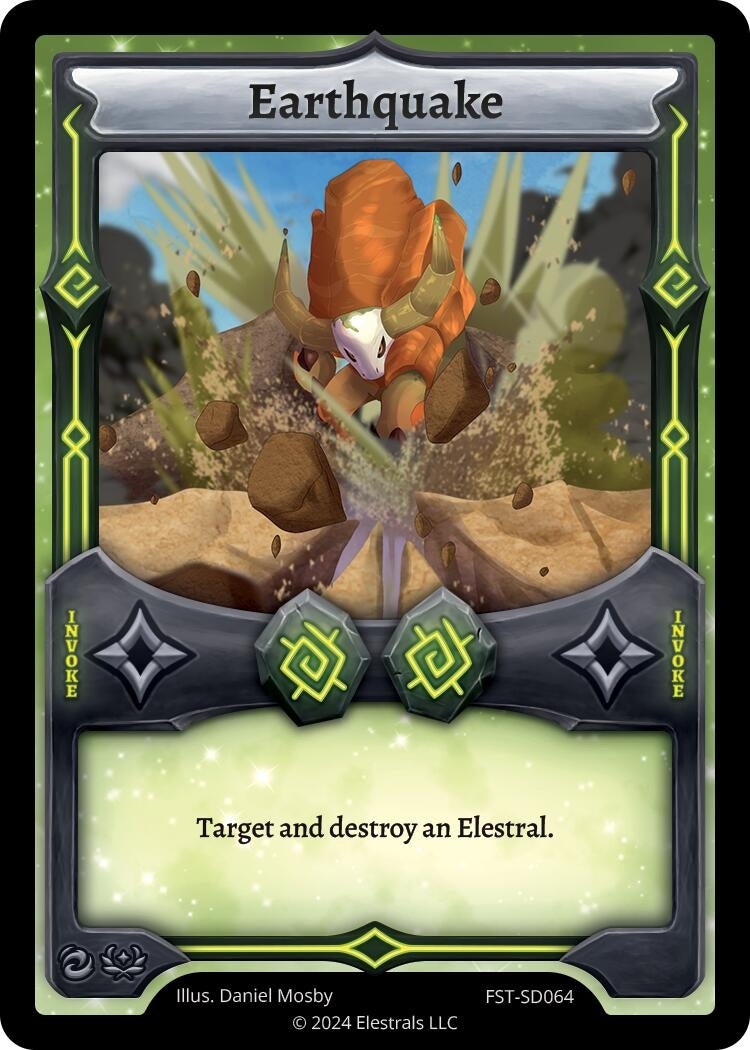 Image for Earthquake (Divine Champions: Firestorm Starter Decks) (FST-SD064) - Elestrals