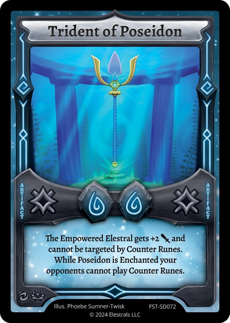Image for Trident of Poseidon (Divine Champions: Firestorm Starter Decks) (FST-SD072) - Elestrals