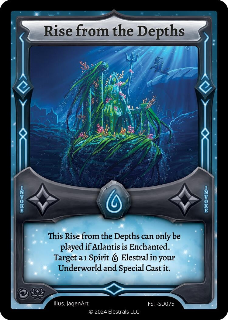 Image for Rise from the Depths (Divine Champions: Firestorm Starter Decks) (FST-SD075) - Elestrals