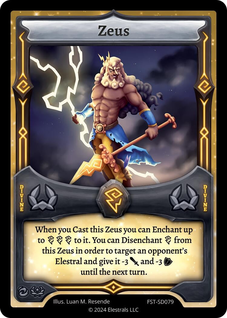 Image for Zeus (Divine Champions: Firestorm Starter Decks) (FST-SD079) - Elestrals