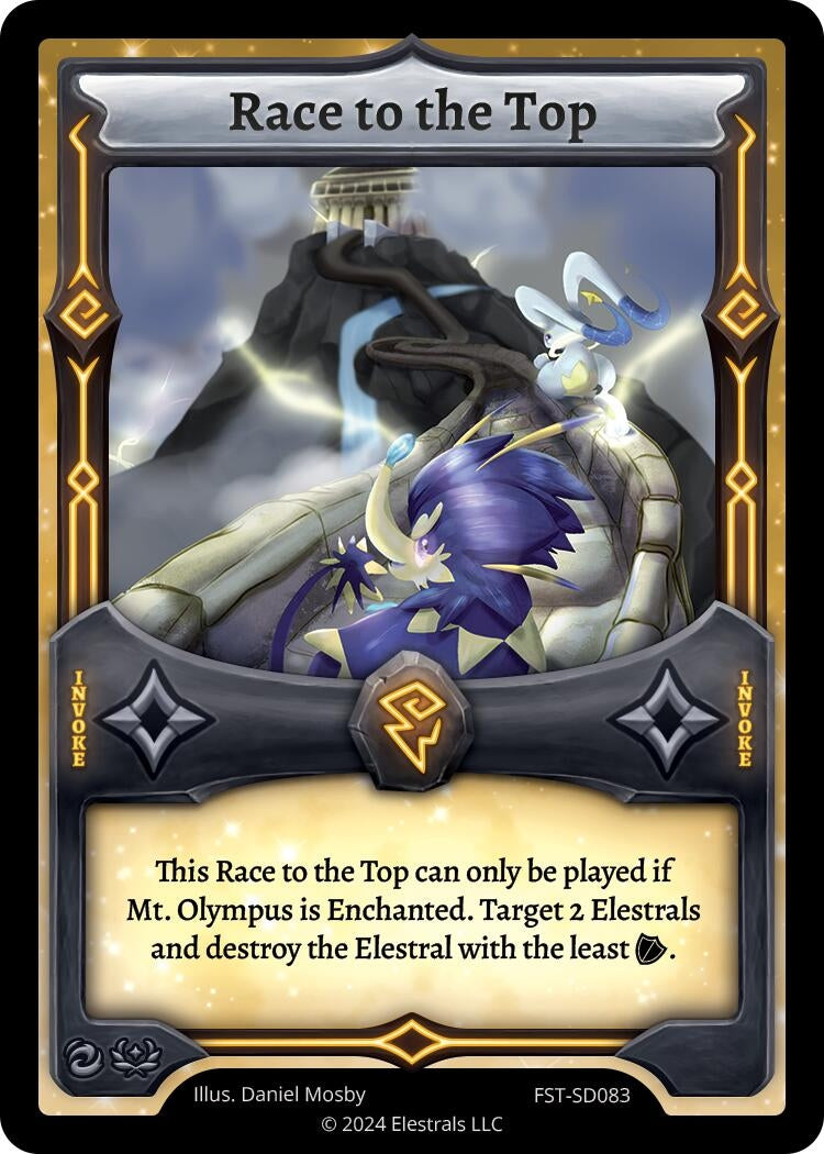 Image for Race to the Top (Divine Champions: Firestorm Starter Decks) (FST-SD083) - Elestrals