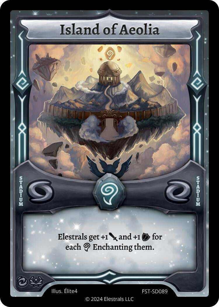 Image for Island of Aeolia (Divine Champions: Firestorm Starter Decks) (FST-SD089) - Elestrals