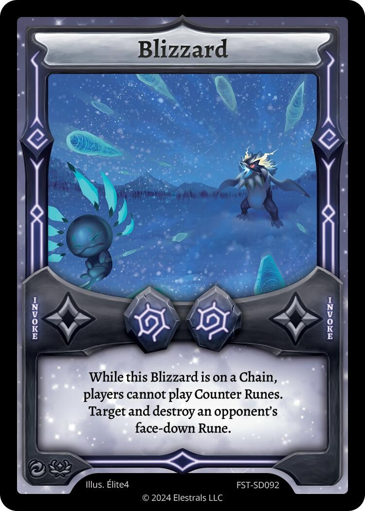 Image for Blizzard (Divine Champions: Firestorm Starter Decks) (FST-SD092) - Elestrals