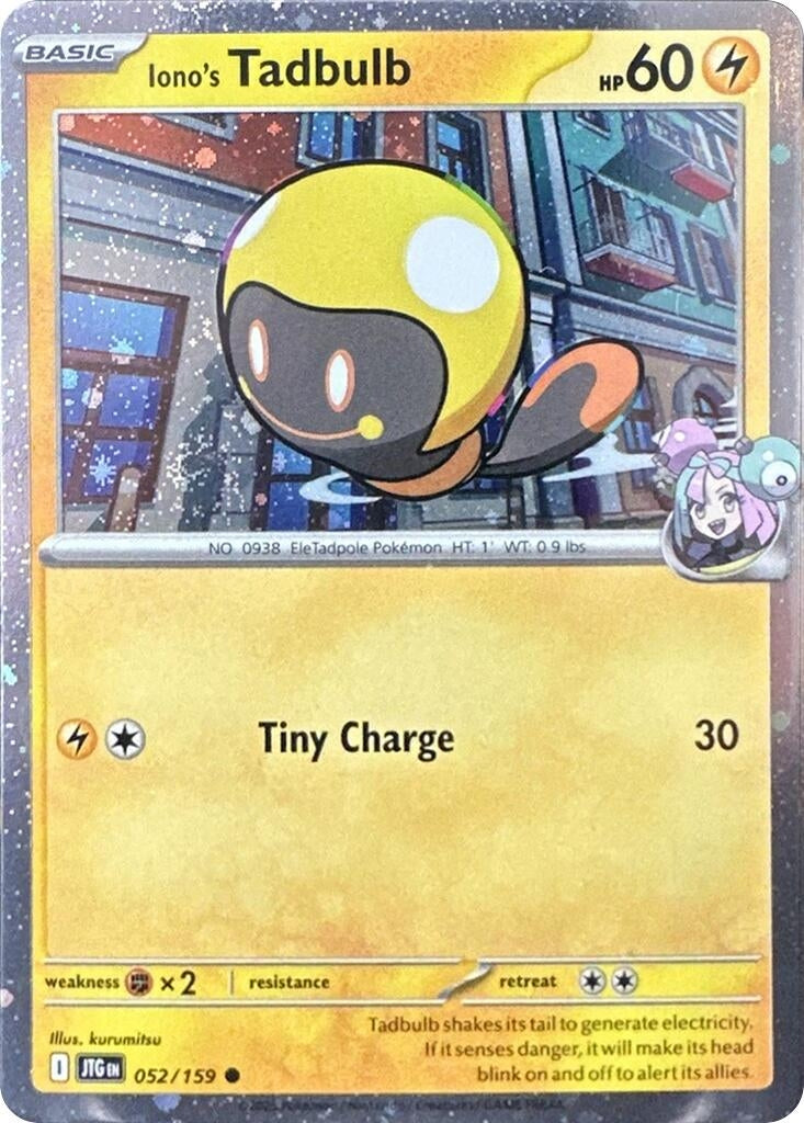 Image for Iono's Tadbulb - 052/159 (Cosmos Holo) (Miscellaneous Cards & Products) (052/159) - Pokemon