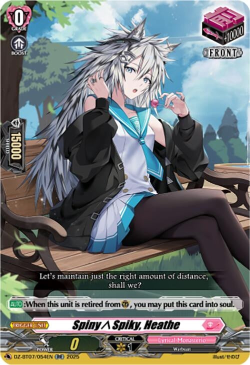 Image for SpinySpiky, Heathe (DZ-BT07: Moon Fangs & Cerulean Blaze) (DZ-BT07/054EN) - Cardfight Vanguard