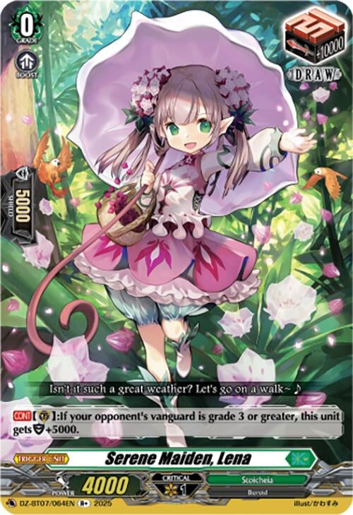 Image for Serene Maiden, Lena (DZ-BT07: Moon Fangs & Cerulean Blaze) (DZ-BT07/064EN) - Cardfight Vanguard