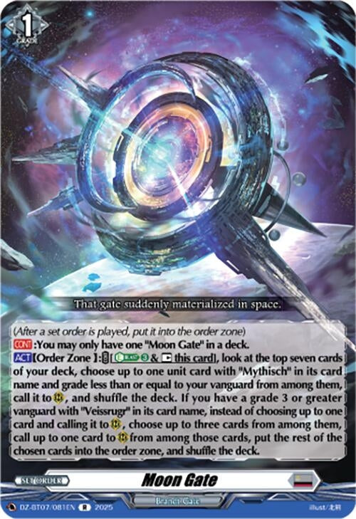 Image for Moon Gate (DZ-BT07: Moon Fangs & Cerulean Blaze) (DZ-BT07/081EN) - Cardfight Vanguard