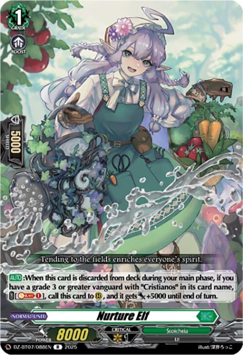 Image for Nurture Elf (DZ-BT07: Moon Fangs & Cerulean Blaze) (DZ-BT07/088EN) - Cardfight Vanguard