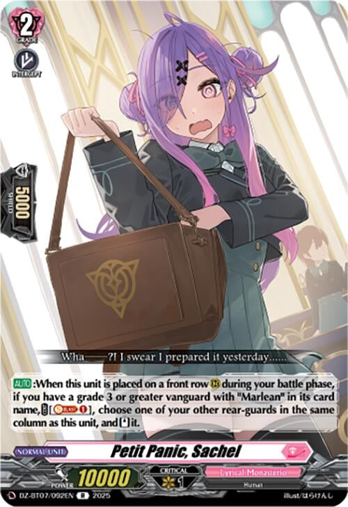 Image for Petit Panic, Sachel (DZ-BT07: Moon Fangs & Cerulean Blaze) (DZ-BT07/092EN) - Cardfight Vanguard