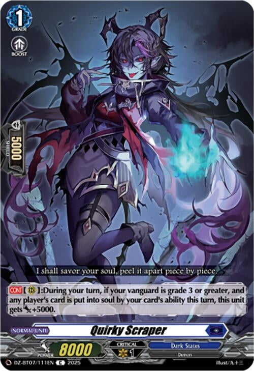 Image for Quirky Scraper (DZ-BT07: Moon Fangs & Cerulean Blaze) (DZ-BT07/111EN) - Cardfight Vanguard