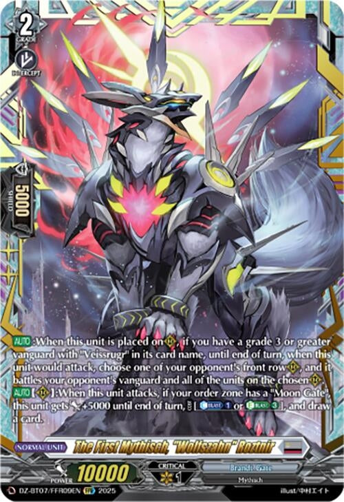 Image for The First Mythisch, "Wolfszahn" Roztnir (FFR) (DZ-BT07: Moon Fangs & Cerulean Blaze) (DZ-BT07/FFR09EN) - Cardfight Vanguard
