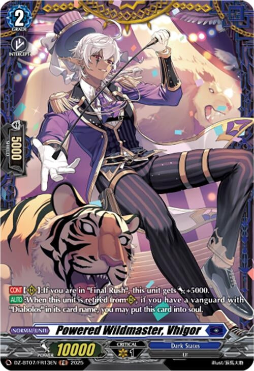 Image for Powered Wildmaster, Vhigor (FR) (DZ-BT07: Moon Fangs & Cerulean Blaze) (DZ-BT07/FR13EN) - Cardfight Vanguard