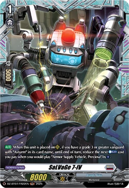 Image for SaLVaGe 7-IV (FR) (DZ-BT07: Moon Fangs & Cerulean Blaze) (DZ-BT07/FR22EN) - Cardfight Vanguard