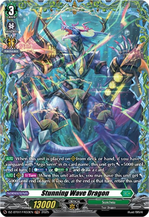 Image for Stunning Wave Dragon (FR) (DZ-BT07: Moon Fangs & Cerulean Blaze) (DZ-BT07/FR33EN) - Cardfight Vanguard
